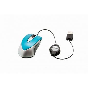 Souris mini filaire pour portable rétractable  Go Mini Optical Travel