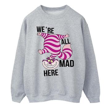Alice In Wonderland All Mad Here Sweatshirt