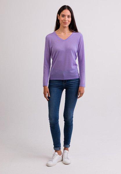 CASH-MERE.CH Cashmere Maglione Scollo a V  