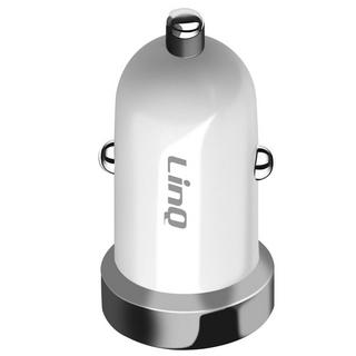 Avizar  Chargeur Voiture 2x USB 2.4A LinQ Blanc 