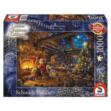Puzzle Der Weihnachtsmann und seine Wichtel (1000Teile)