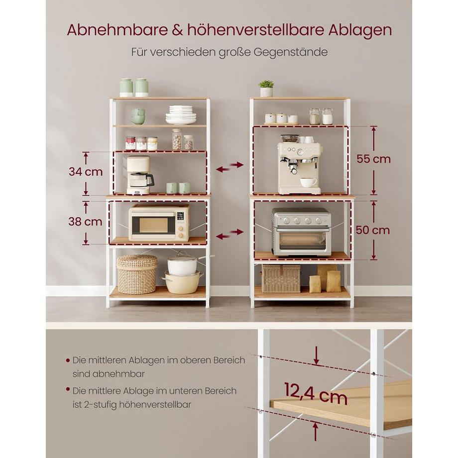 Songmics Küchenregal mit 6 Ablagen  