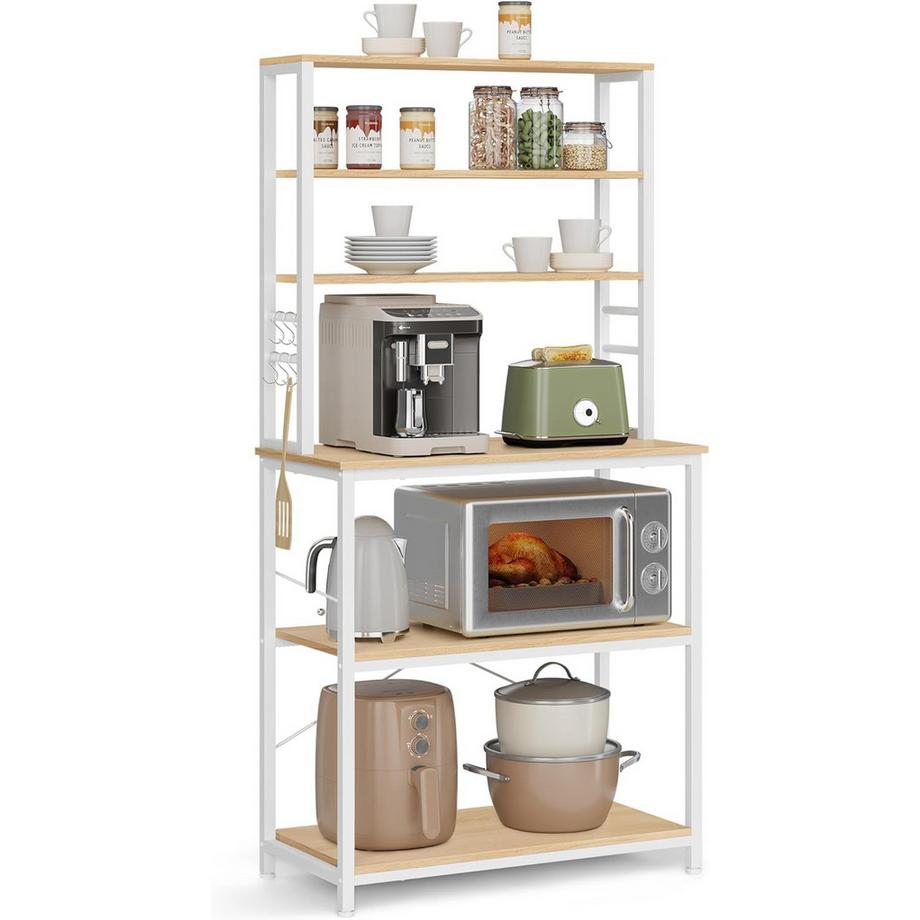 Küchenregal mit 6 Ablagen