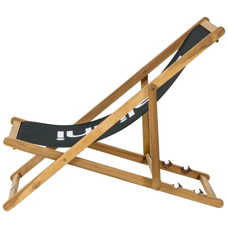 Beliani Klappbarer Liegestuhl aus Stoff  ANZIO  