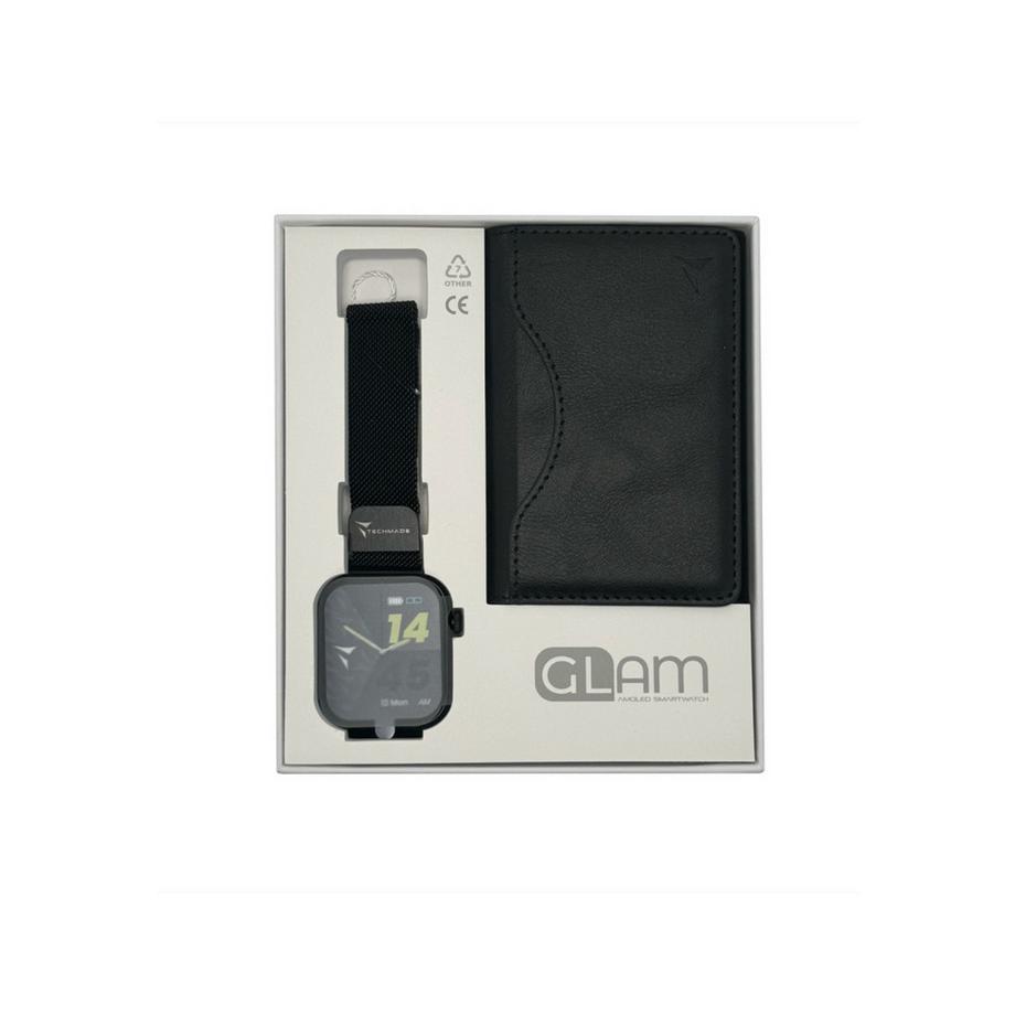 Techmade  SmartArmbanduhr Glam   Künstlicher Intelligenz  Bundle Pack 