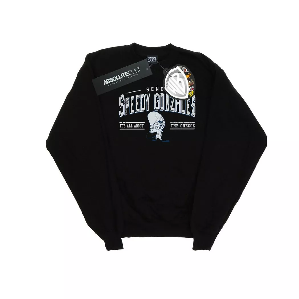 LOONEY TUNES - All About Cheese Sweatshirt, für Herren, Schwarz, Größe XL