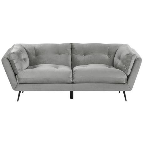 Beliani 3 Sitzer Sofa aus Samtstoff Modern LENVIK  