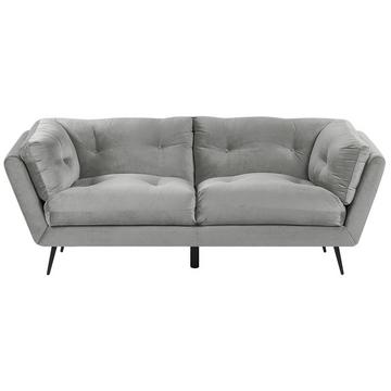 3 Sitzer Sofa aus Samtstoff Retro LENVIK