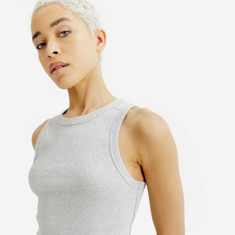 DECATHLON  Tanktop  Rundhalsausschnitt Baumwolle 