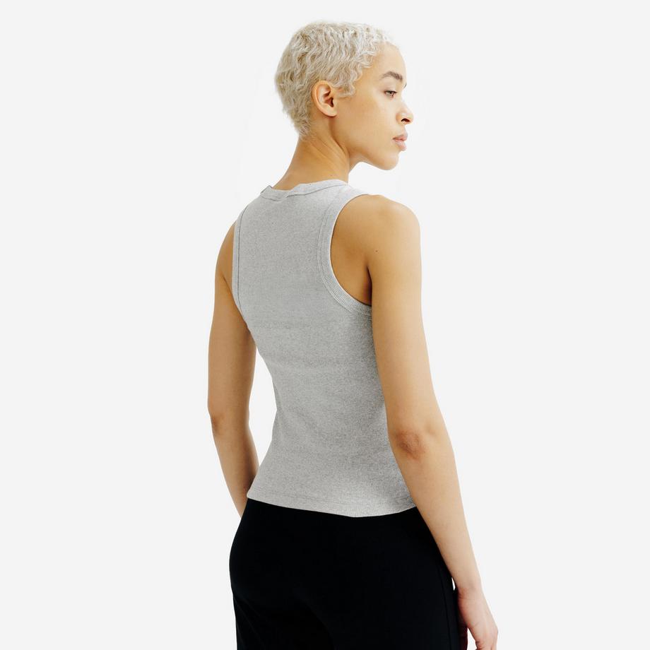 DECATHLON  Tanktop  Rundhalsausschnitt Baumwolle 