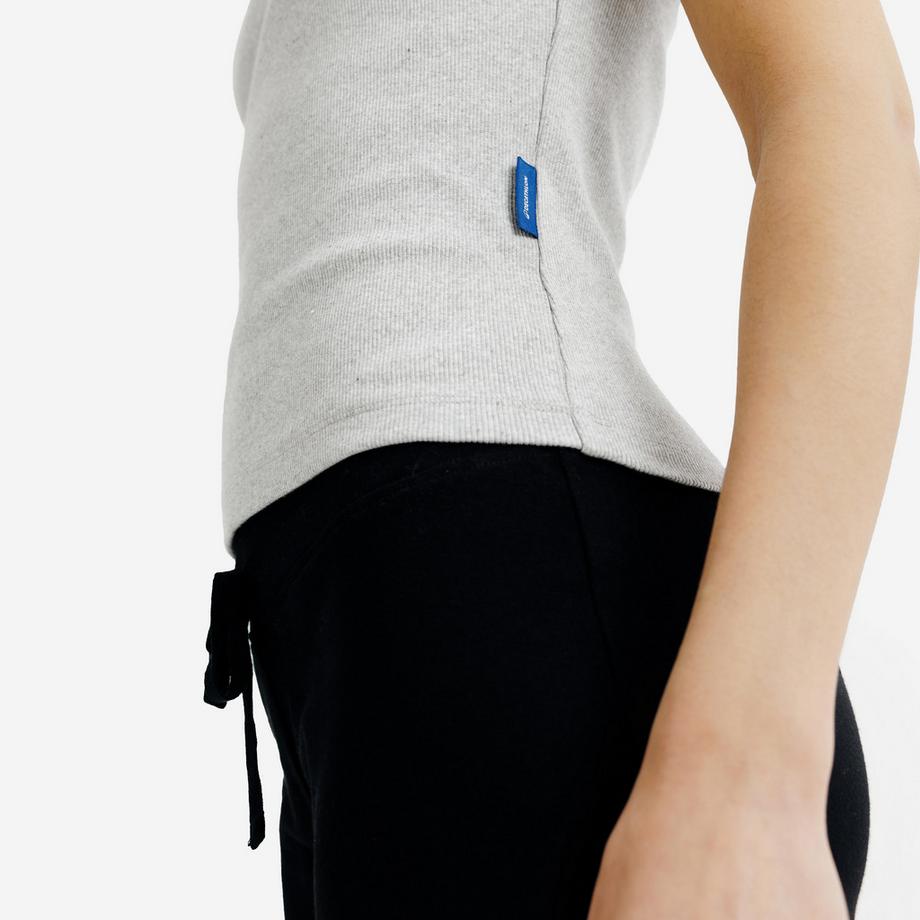 DECATHLON  Tanktop  Rundhalsausschnitt Baumwolle 