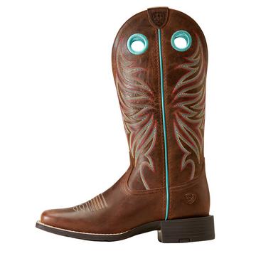 bottes western en cuir round up ryder