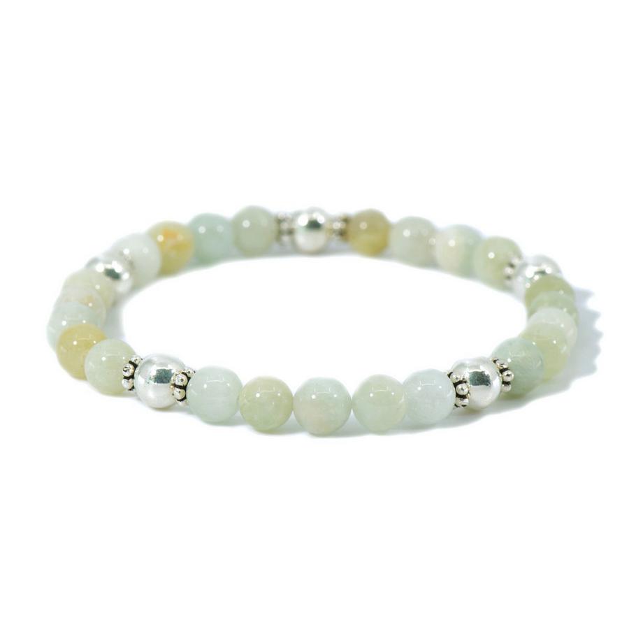 Malima  Armband mit Morganit und 925 Silber