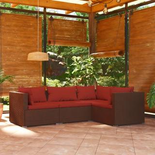 VidaXL Garten-lounge-set poly-rattan  