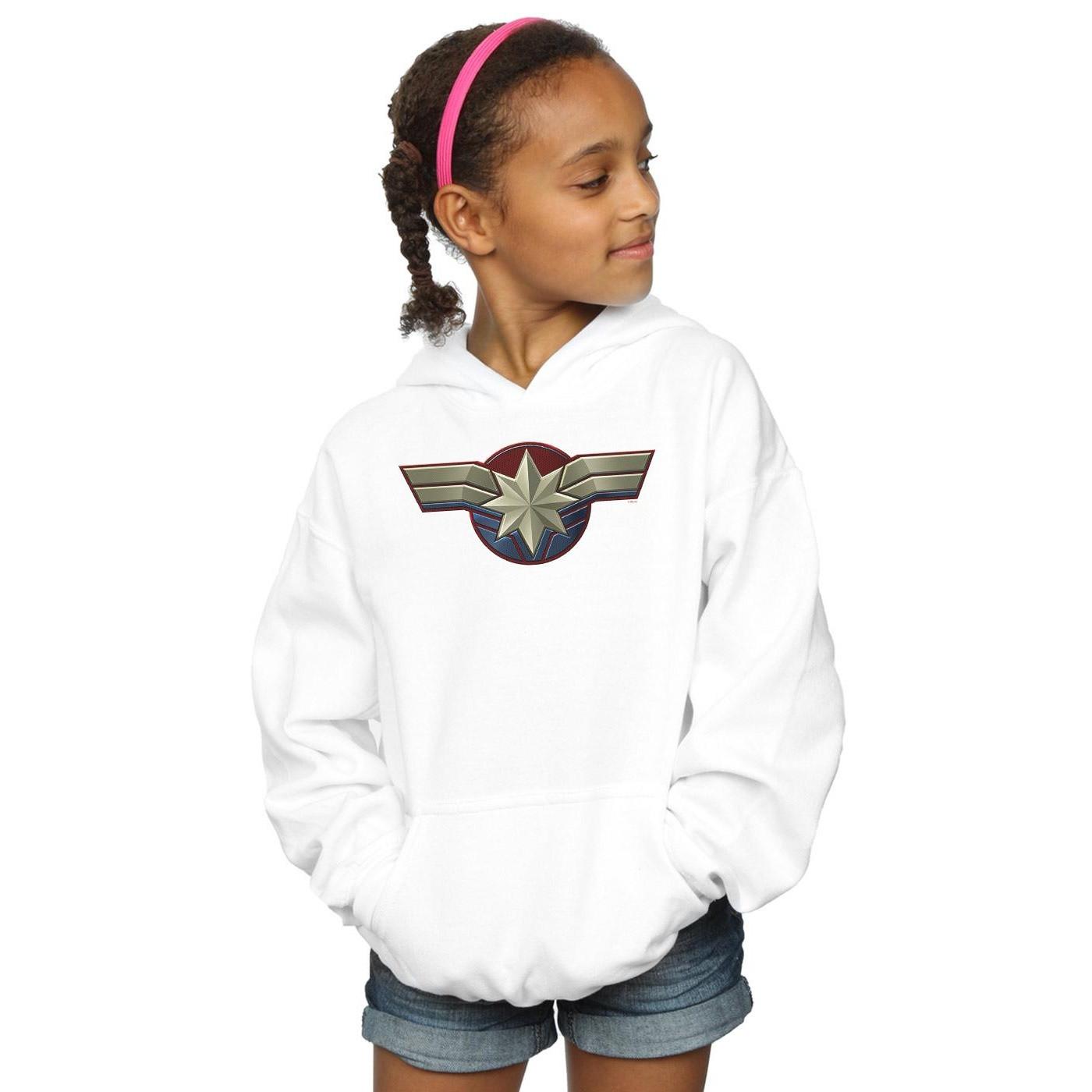 MARVEL  Captain Chest Emblem Kapuzenpullover 