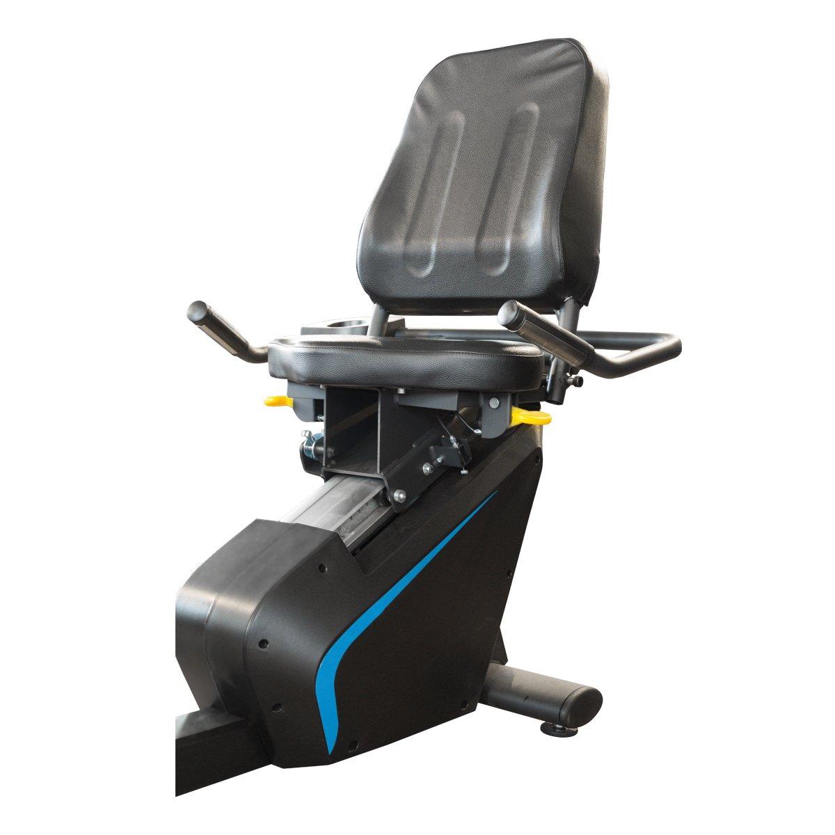 GladiatorFit  Ergometer Liegerad "Hometrainer Recumbet Bike" LED-Bildschirm 