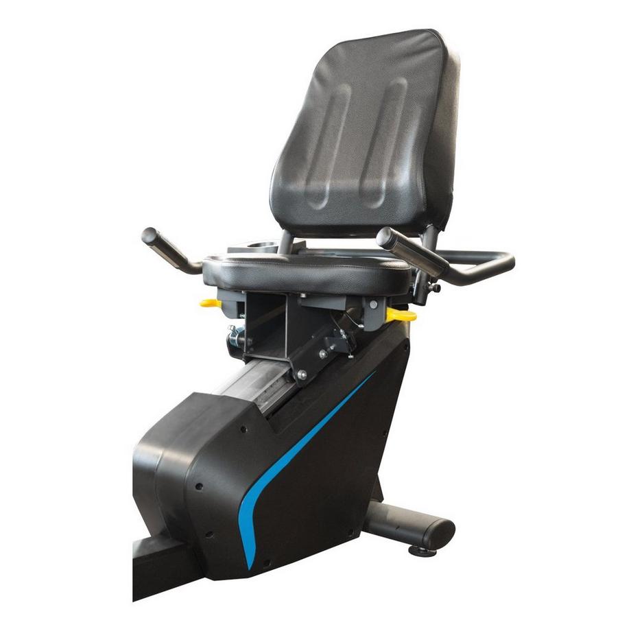 Titan  Ergometer Liegerad "Hometrainer Recumbet Bike" LED-Bildschirm 