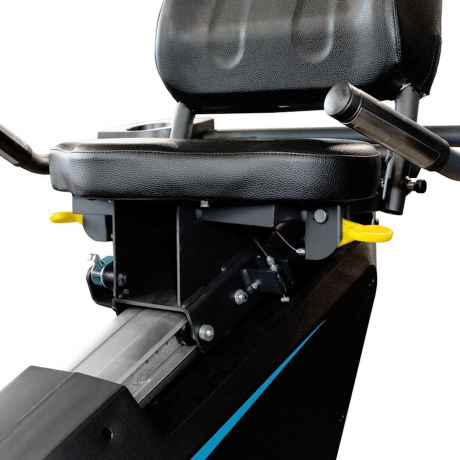 Titan  Ergometer Liegerad "Hometrainer Recumbet Bike" LED-Bildschirm 