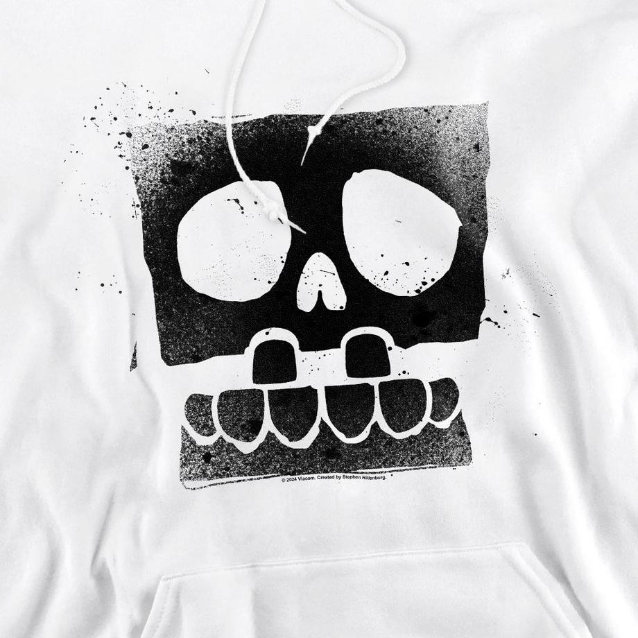Nickelodeon Felpa Con Cappuccio Stampa Skull  
