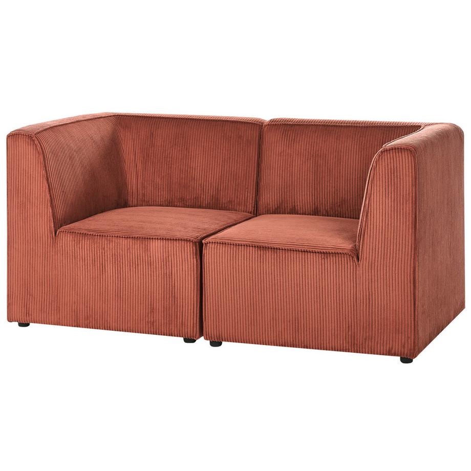Beliani 2 Sitzer Sofa aus Cord  LEMVIG  