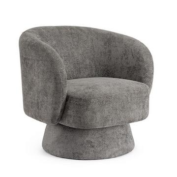 Fauteuil Julienne gris foncé