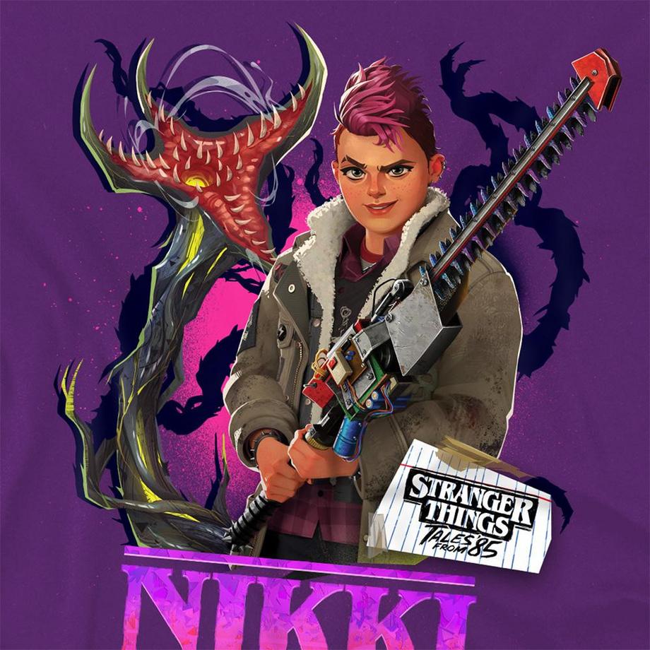 Stranger Things Stranger Things: Tales From '85 Maglietta Nikki Baxter  