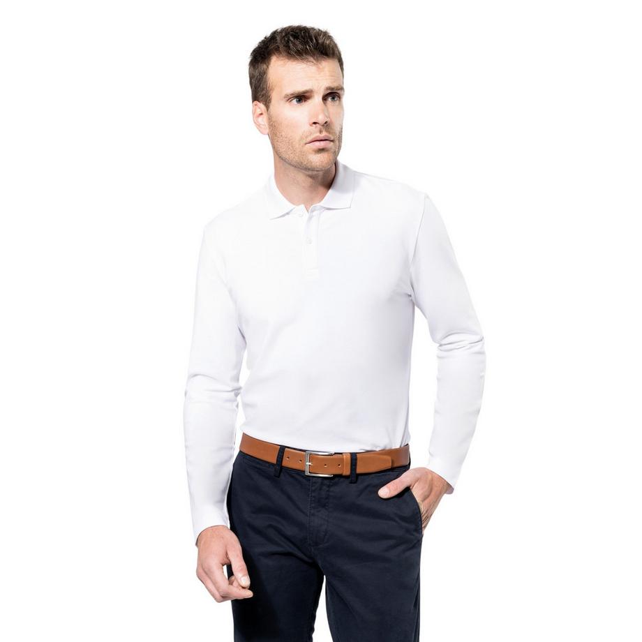 Kariban Supima Polo Manches Longues  