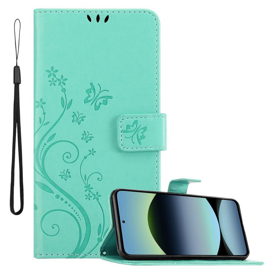 Coque pour Xiaomi RedMi Note 14 5G fleurs etui