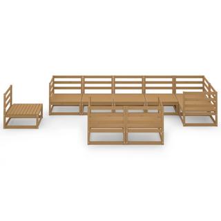 VidaXL Ensemble de meubles de jardin bois de pin  