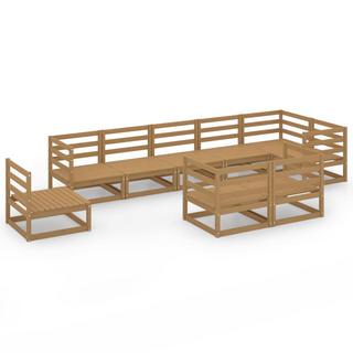 VidaXL Ensemble de meubles de jardin bois de pin  