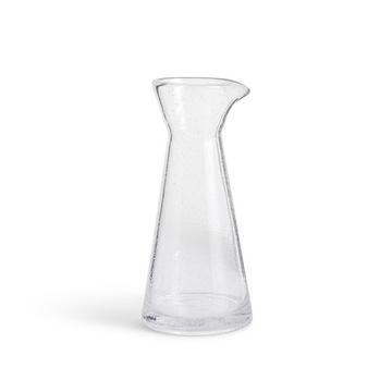 Carafe en verre bullé