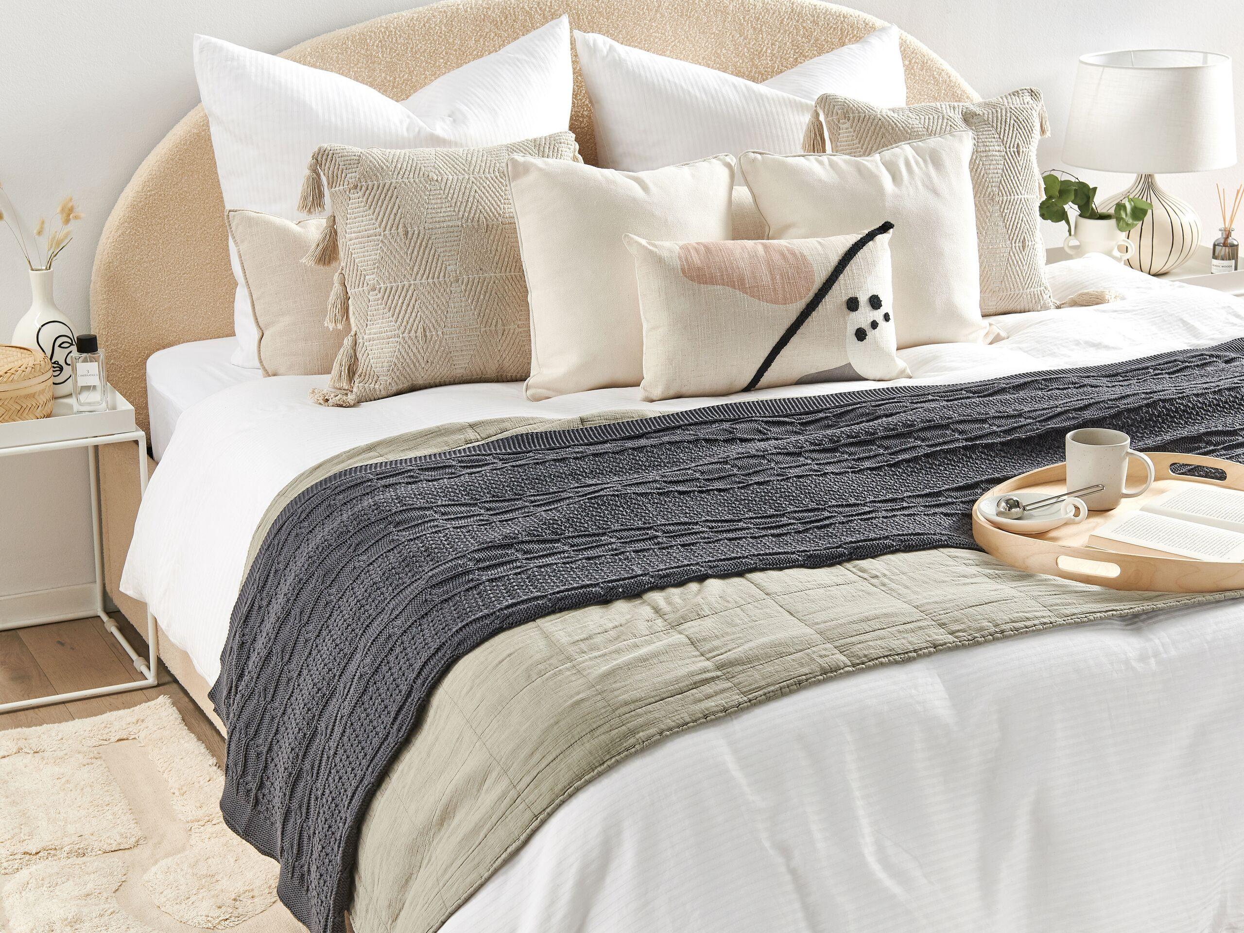 Beliani FETHIYE Coperta Scandinava in Cotone  