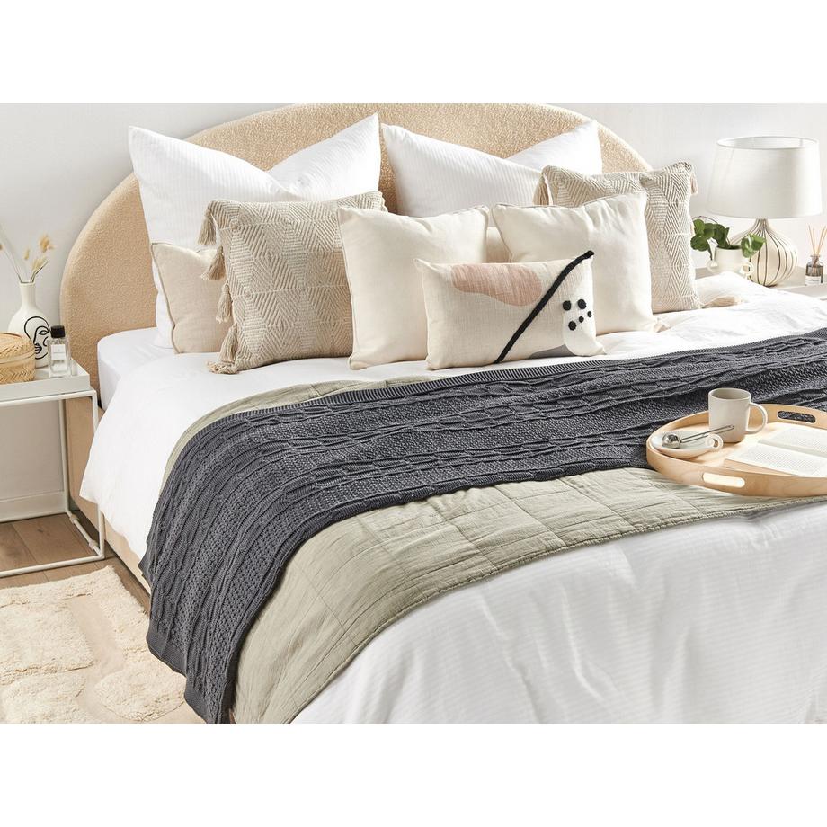 Beliani FETHIYE Coperta Scandinava in Cotone  