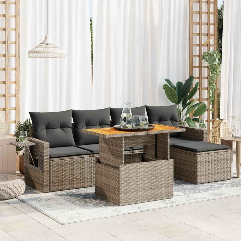 VidaXL Garten sofagarnitur poly-rattan  