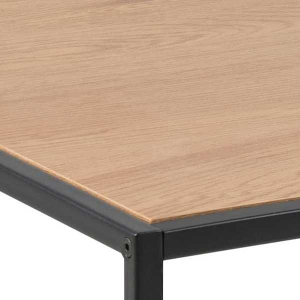 mutoni Table basse Seaford chêne sauvage cadre papier  