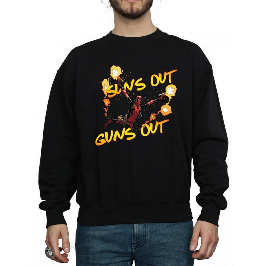 MARVEL Deadpool Sun's Out Guns Out Sweatshirt  