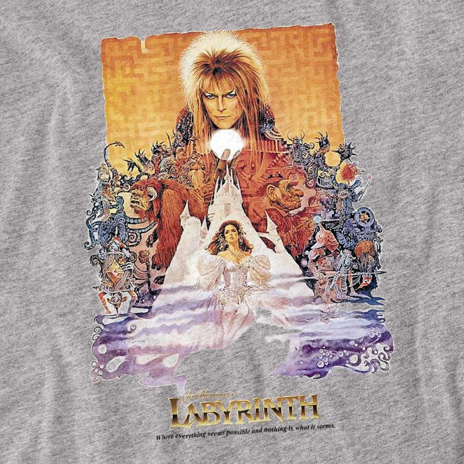 Labyrinth  Maglietta Locandina Del Film 