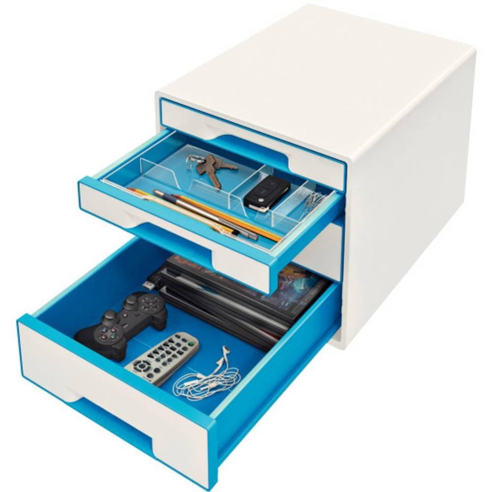 Leitz LEITZ Schubladenbox WOW Cube A4, 4 Schubladen  