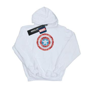 Captain America Pixelated Shield Kapuzenpullover