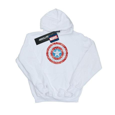 MARVEL  Captain America Pixelated Shield Kapuzenpullover 