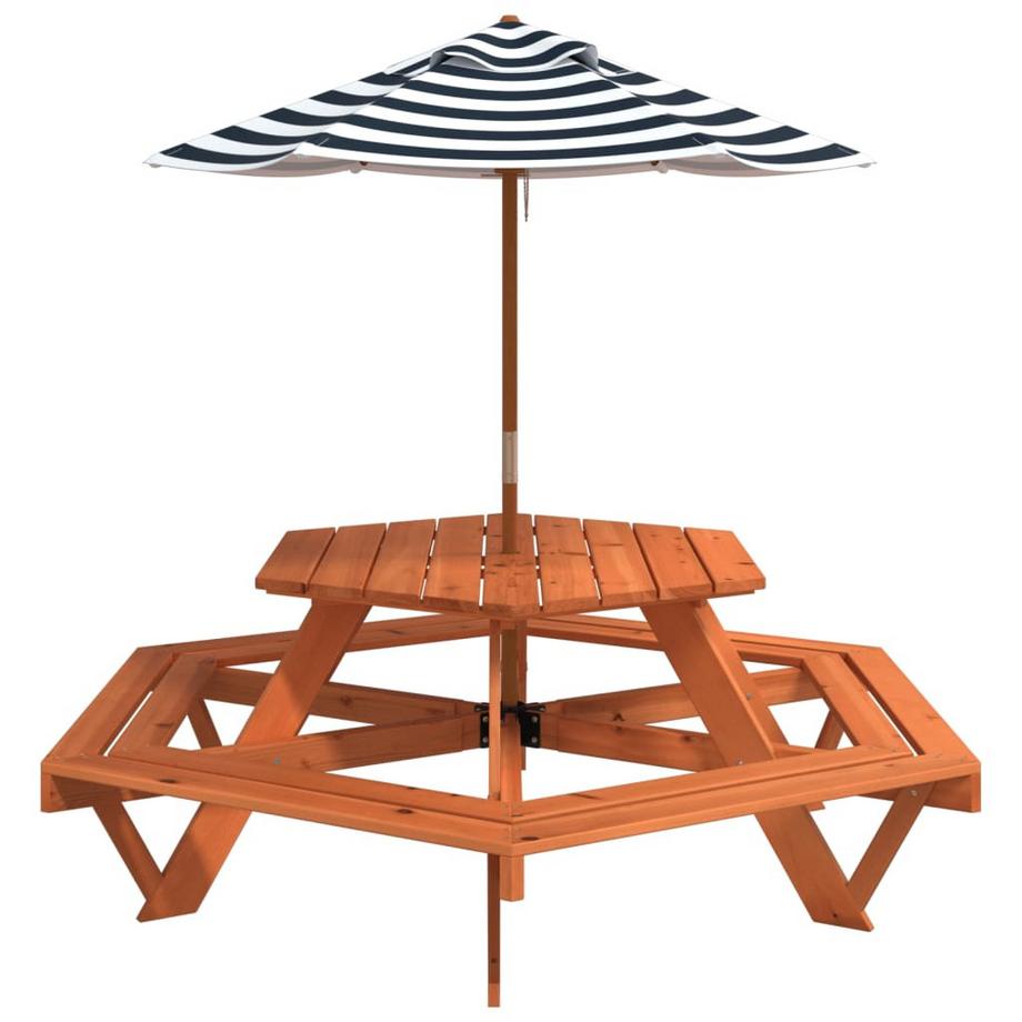 VidaXL Table de pique-nique bois  