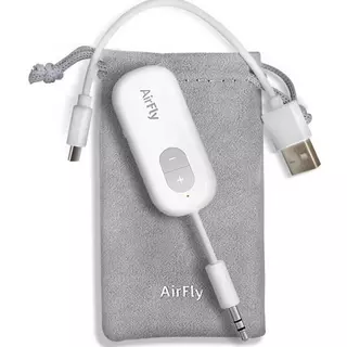 AirFly SE Bluetooth Audio Transmitter, Sender und Empfänger, 20 Stunden  Akkulaufzeit, Twelve South – Weiß - German