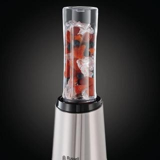 Russell Hobbs Smoothie Maker Mix and Go Steel Silber  