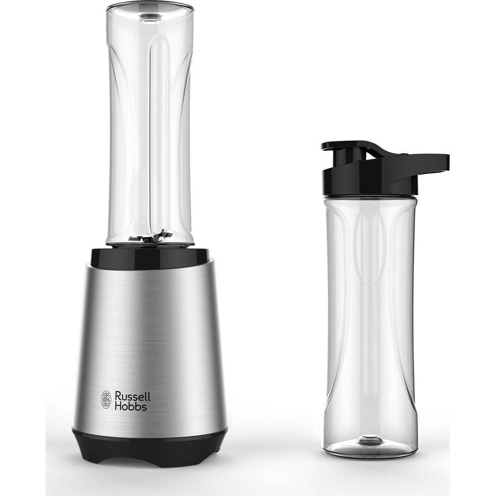 Russell Hobbs Smoothie Maker Mix and Go Steel Silber  