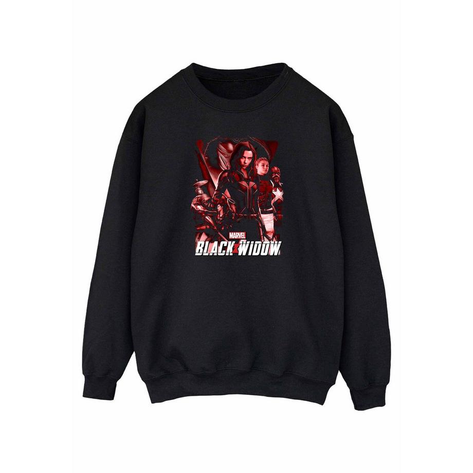 MARVEL Black Widow Grafik Sweatshirt  