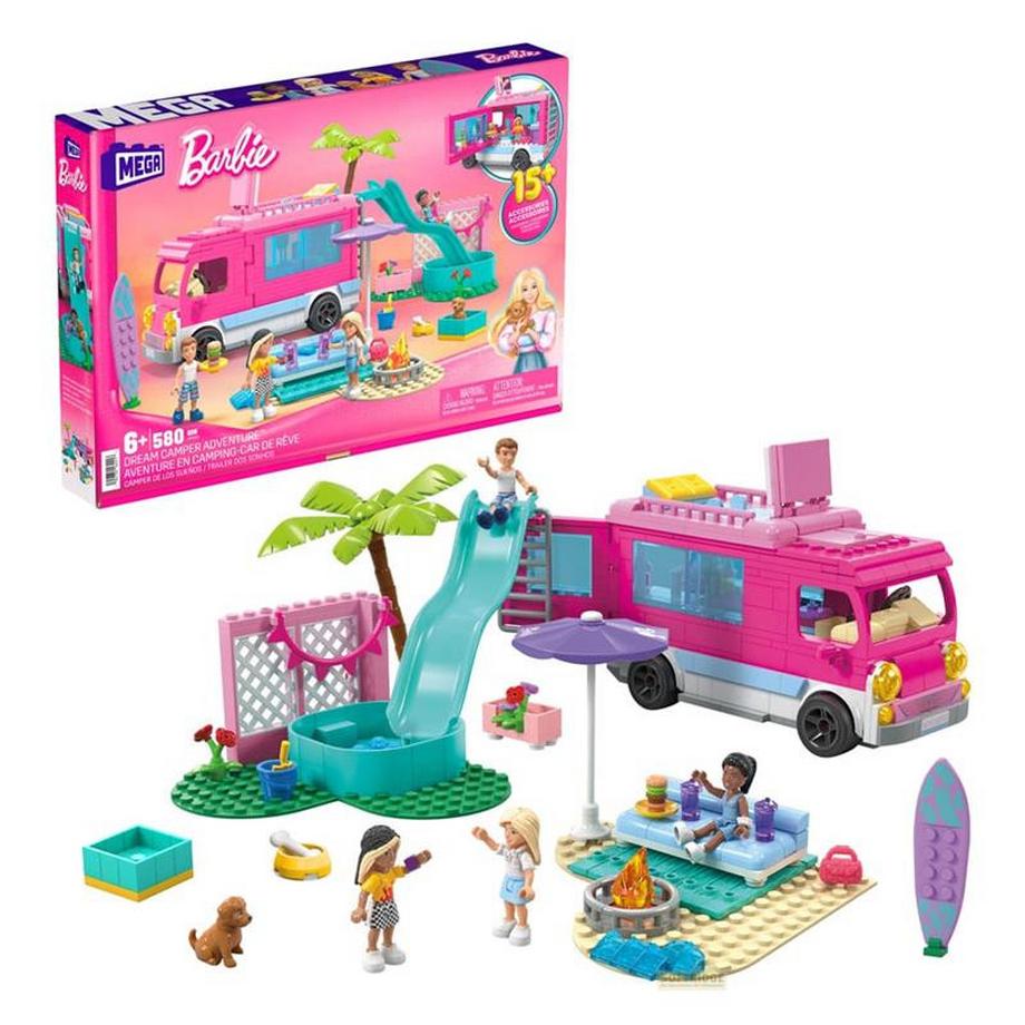 Mega Construx  Barbie Super Abenteuer-Camper (580Teile) 