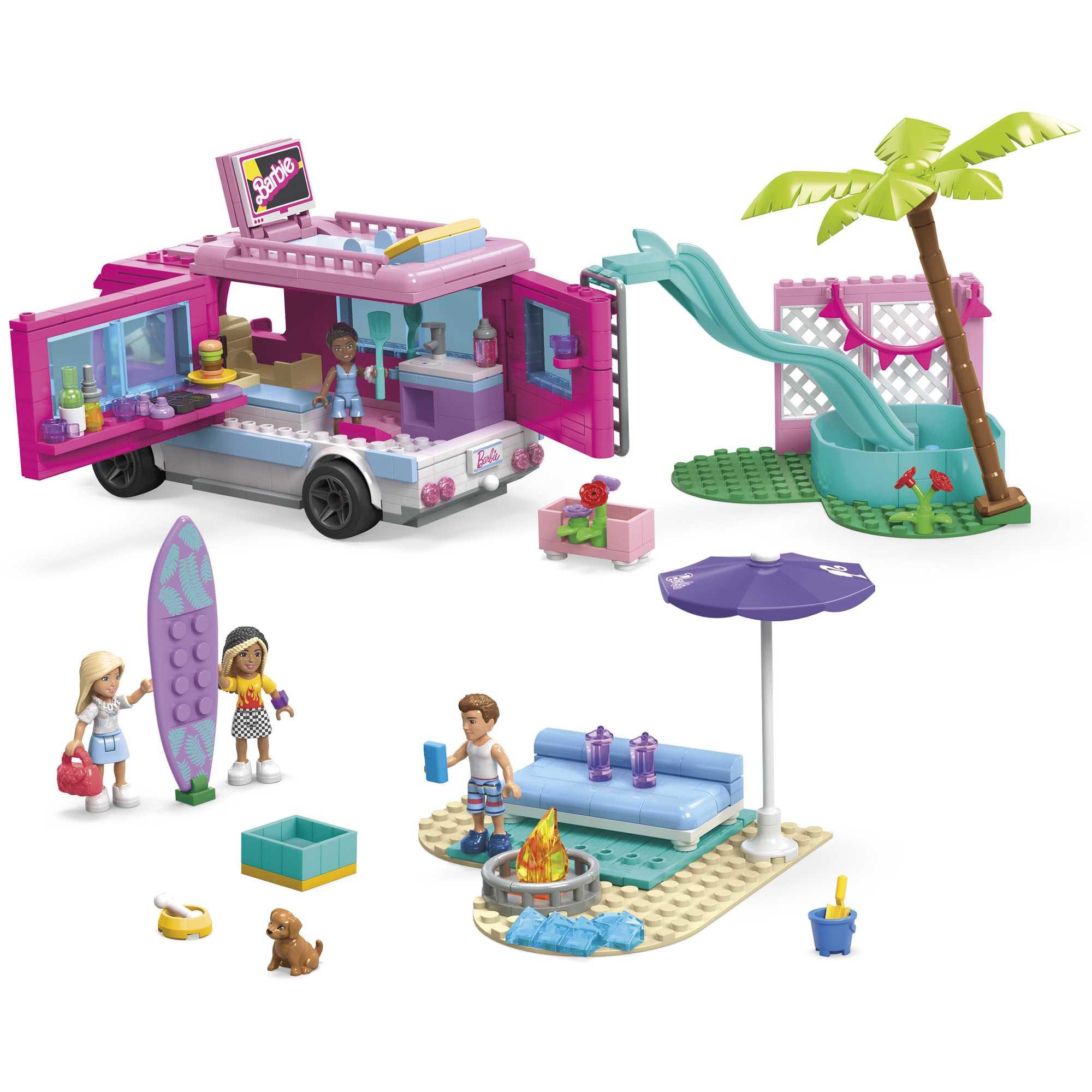 Mega Construx  Barbie Super Abenteuer-Camper (580Teile) 