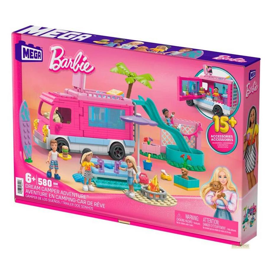 Mega Construx  Barbie Super Abenteuer-Camper (580Teile) 
