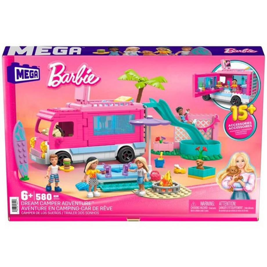 Mega Construx  Barbie Super Abenteuer-Camper (580Teile) 