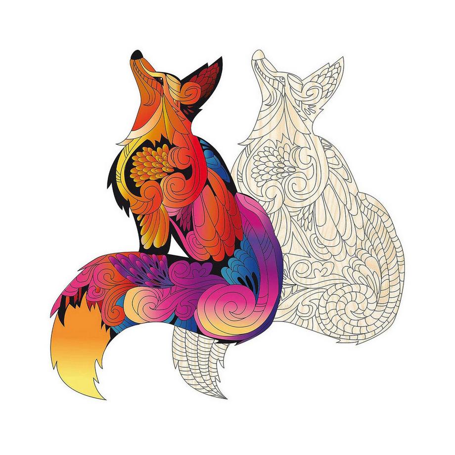 Philos  Puzzle Artefakt 2in1 Fuchs (143Teile) 